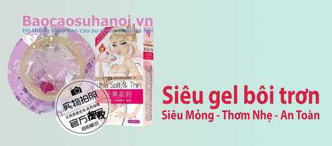 Bao Cao Su Ultra Soft Thin Nội Địa Trung Quốc Hình Cô Gái Hộp 100 Chiếc