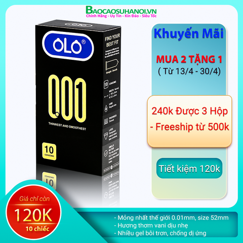 BAO CAO SU OLO 0.01 THINNEST AND SMOOTHEST SIÊU SIÊU MỎNG VÀ NHIỀU GEL