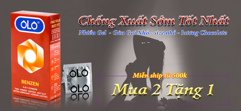 BAO CAO SU OLO BENZEN 6 IN 1 SIZE NHỎ 49 MM CHỐNG XUẤT TINH SỚM