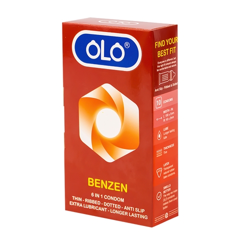 BAO CAO SU OLO BENZEN 6 IN 1 SIZE NHỎ 49 MM CHỐNG XUẤT TINH SỚM