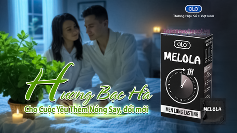 Bao Cao Su Melola Mã M49TMi Size Nhỏ 49mm, Trơn Siêu Mỏng, Chống Xuất Tinh Sớm Hương Bạc Hà Hộp 12 Chiếc