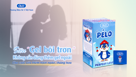 Bao Cao Su OLO PéLo Hương Dâu Size 52mm Hộp 30 Chiếc Cao Cấp