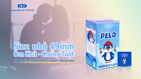 Bao Cao Su OLO PÉLO Hương Bạc Hà Size Nhỏ 49mm Hộp 30 Chiếc Cao Cấp