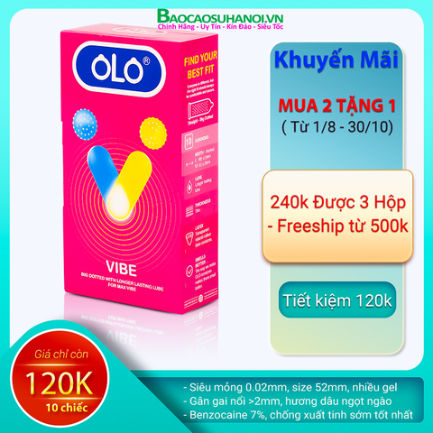 BAO CAO SU OLO VIBE GÂN GAI LỚN CHỐNG XUẤT TINH SỚM