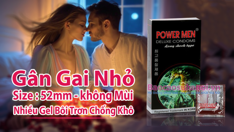 Bao Cao Su Power Men Cá Ngựa Long Shock Type