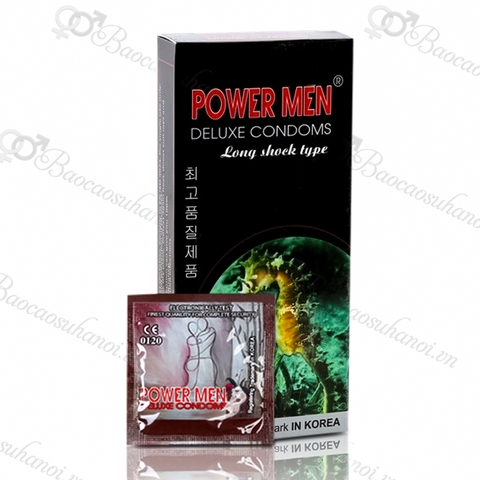Bao Cao Su Power Men Cá Ngựa Long Shock Type