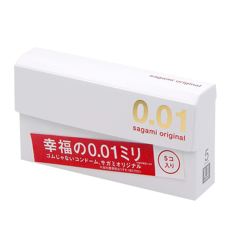 Bao Cao Su Sagami Original 0.01 mm ( hộp 5 chiếc )
