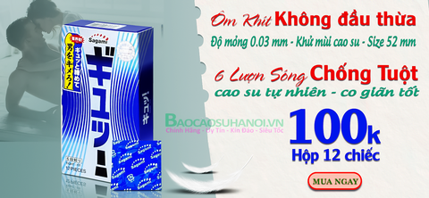 Bao Cao Su Sagami Six Fit V Tight Fit Ôm Sát, Lượn Sóng