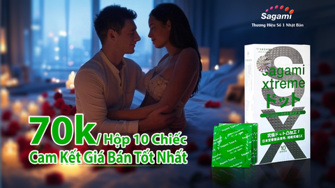 Bao Cao Su Sagami Type E White Box Gân Gai Nhỏ