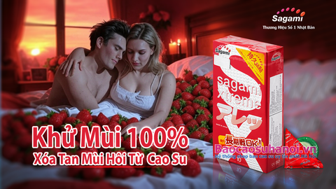 Bao Cao Su Sagami Xtreme Feel Long gân gai