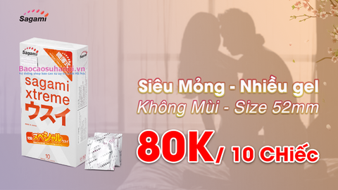 Bao Cao Su Sagami Xtreme Super Thin Siêu Mỏng
