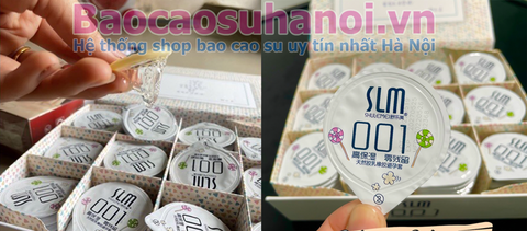Bao Cao Su SLM 001 Siêu Mỏng Nhiều Gel Hộp 108 Chiếc Nội Địa Trung