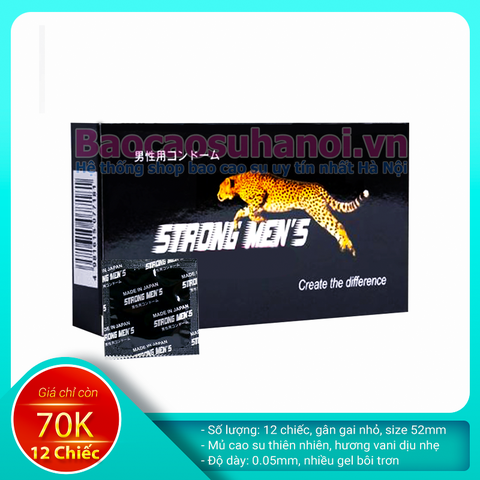Bao Cao Su Strong Men's Gân Gai Nhật Bản