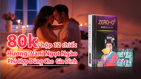 Bao Cao Su Zero O2 Siêu Mỏng Nhật Bản