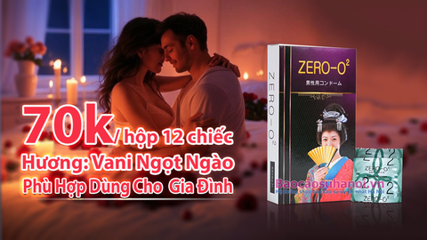 Bao Cao Su Zero O2 Siêu Mỏng Nhật Bản