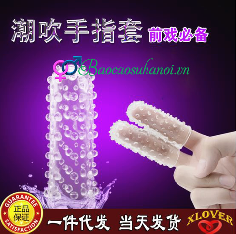 Bao Cao Su Đôn Dên 2 Ngón Tay Siêu Kích Thích