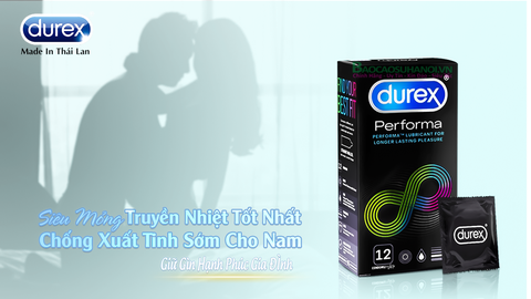 Bao Cao Su Durex performa chống xuất tinh sớm