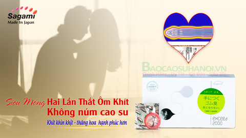 Bao Cao Su Sagami Exceed 2000 siêu mỏng