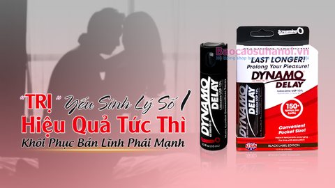 Thuốc Xịt Dynamo Delay Black 15Ml Màu Đen Chính Hãng Mỹ