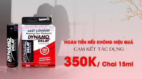 Thuốc Xịt Dynamo Delay Black 15Ml Màu Đen Chính Hãng Mỹ