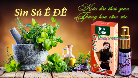Chai Xịt Sìn Sú Ê Đê Dạng Nước 5ml Chống Xuất Sớm Chính Hãng