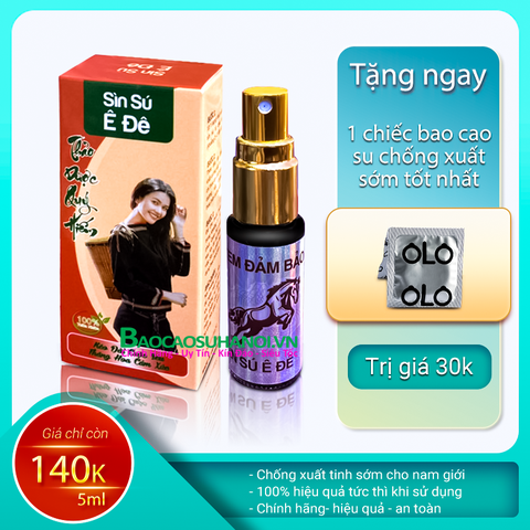 Chai Xịt Sìn Sú Ê Đê Dạng Nước 5ml Chống Xuất Sớm Chính Hãng