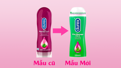 Gel Bôi Trơn Durex Play Massage 2 in 1 Aloe Vera Soothing Lube Nha Đam 200ml