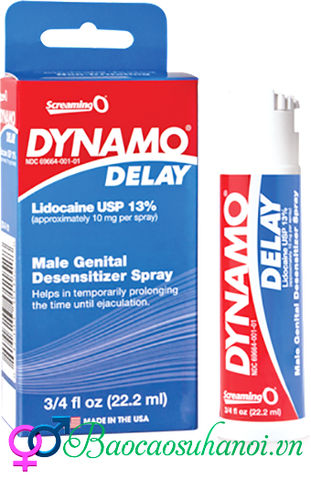 Thuốc Xịt Dynamo Delay Chống Xuất Tinh Sớm