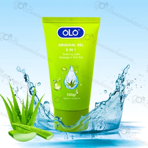Gel Bôi Trơn OLO Original 3 in 1 Massage và oral sex Cao Cấp