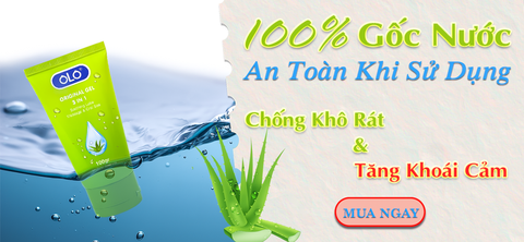 Gel Bôi Trơn OLO Original 3 in 1 Massage và oral sex Cao Cấp