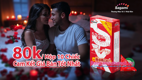 Bao Cao Su Sagami Xtreme Feel Long gân gai