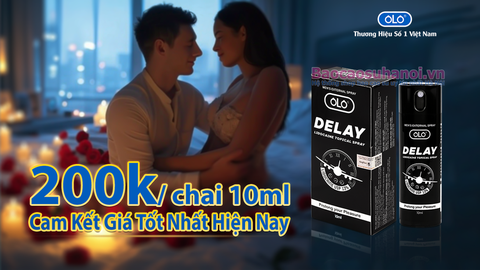 Chai Xịt OLO Delay Lidocaine Spray 10ml Chống Xuất Tinh Sớm Hiệu Quả Nhất