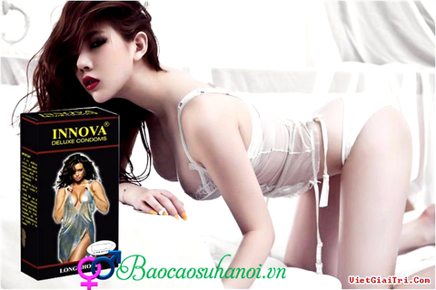 Bao Cao Su Innova Màu Đen Long Shock Hộp 12 Chiếc Chính Hãng