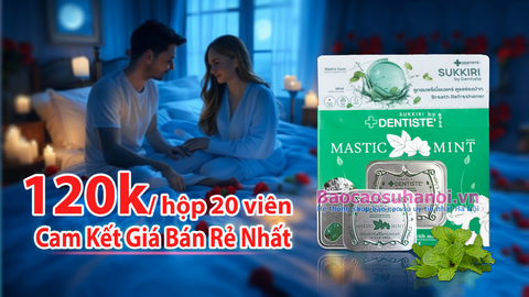 Kẹo Ngậm BJ Phòng The Mastic Mint Chính Hãng Hộp 20 Viên
