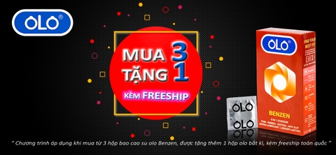 BAO CAO SU OLO BENZEN 6 IN 1 SIZE NHỎ 49 MM CHỐNG XUẤT TINH SỚM