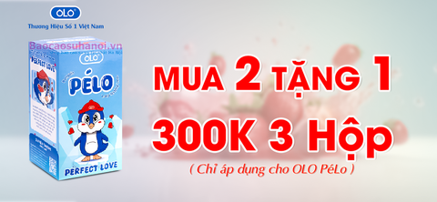 Bao Cao Su OLO PéLo Hương Dâu Size 52mm Hộp 30 Chiếc Cao Cấp