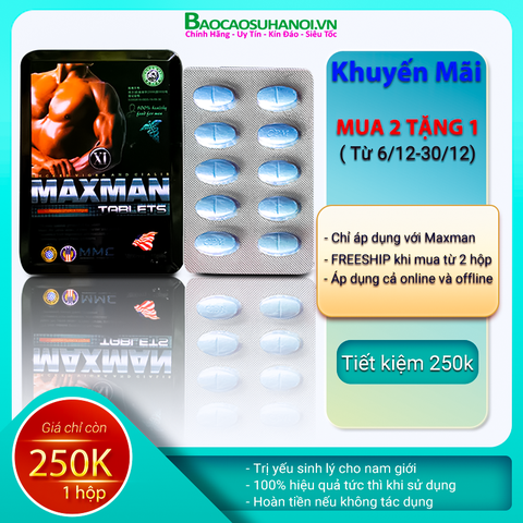 Thuốc Uống Cường Dương Maxman Chính Hãng