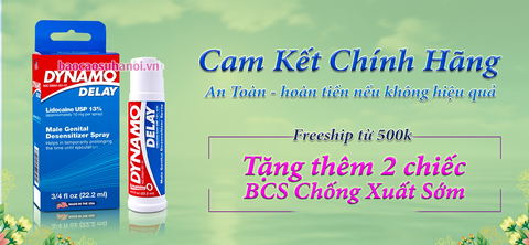 Thuốc Xịt Dynamo Delay Chống Xuất Tinh Sớm