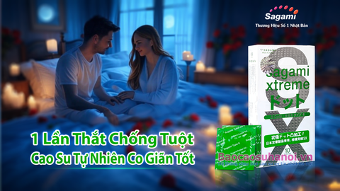 Bao Cao Su Sagami Type E White Box Gân Gai Nhỏ