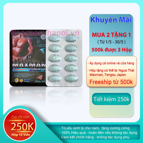 Thuốc Uống Cường Dương Maxman Chính Hãng