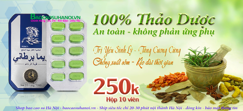 THUỐC CƯỜNG DƯƠNG CON NGỰA CHÍNH HÃNG