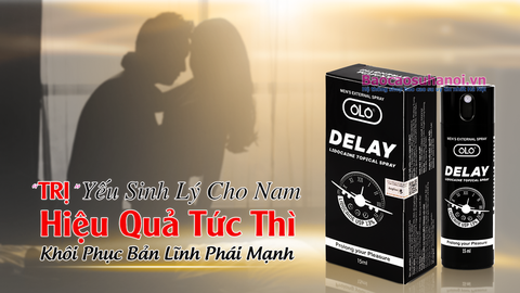 Chai Xịt OLO Delay Lidocaine Spray 15ml Chống Xuất Tinh Sớm Cho Nam Hiệu Quả Nhất
