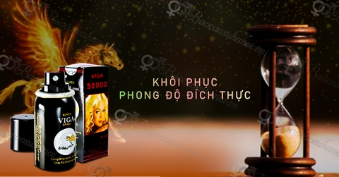 Thuốc Xịt Super Viga Spray 50000 Chống Xuất Tinh Sớm