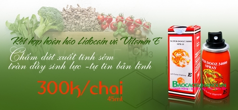 Thuốc Xịt Super Dooz 34000 Spray Dragon chính hãng