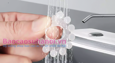 Vòng Silicon Có Bi Màu Trắng Siêu Mềm Chống Tuột