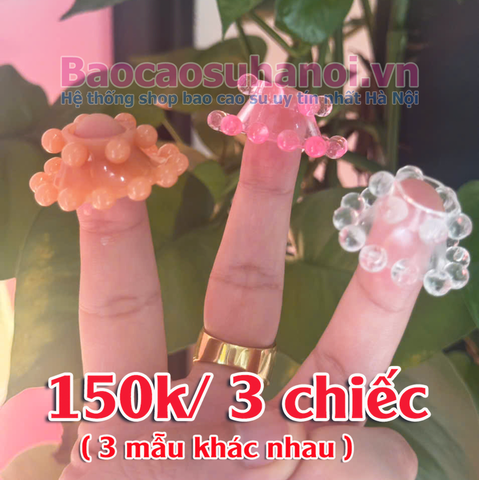 Bộ 3 Vòng Silicon Đeo Dương Vật Có Bi Cho Nam Siêu Mềm, Chống Tuột Mẫu Mới