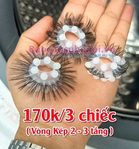 Vòng Đeo Silicon Lông Ngựa Màu Đen 2 Tầng