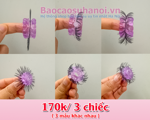 Vòng Lông Ngựa Silicon Màu Hồng 2 Tầng Cao Cấp
