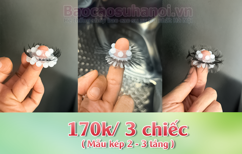 Vòng Đeo Silicon Lông Ngựa Màu Đen 2 Tầng