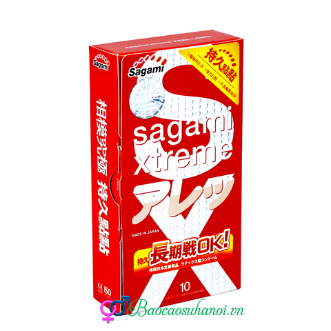 Bao Cao Su Sagami Xtreme Feel Long gân gai